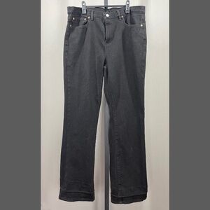 Polo Ralph Lauren Jeans Womens 14 black denim straight leg preppy casual classic